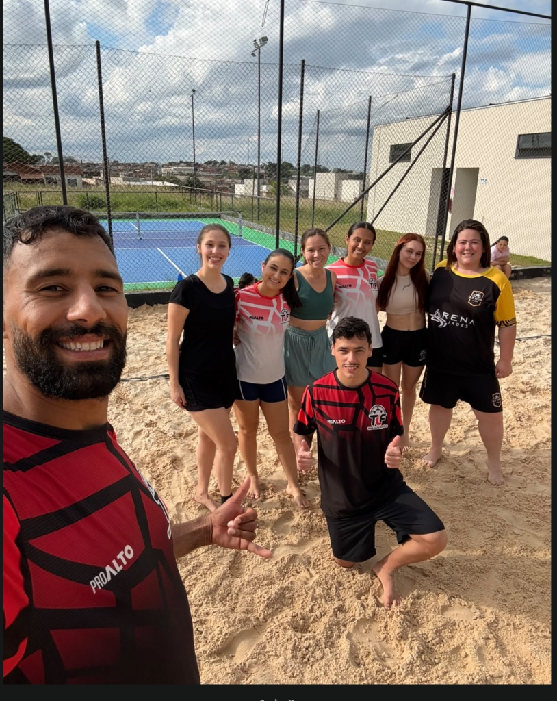 Treino do Team Lucão na Quadra de Areia em Itapeva